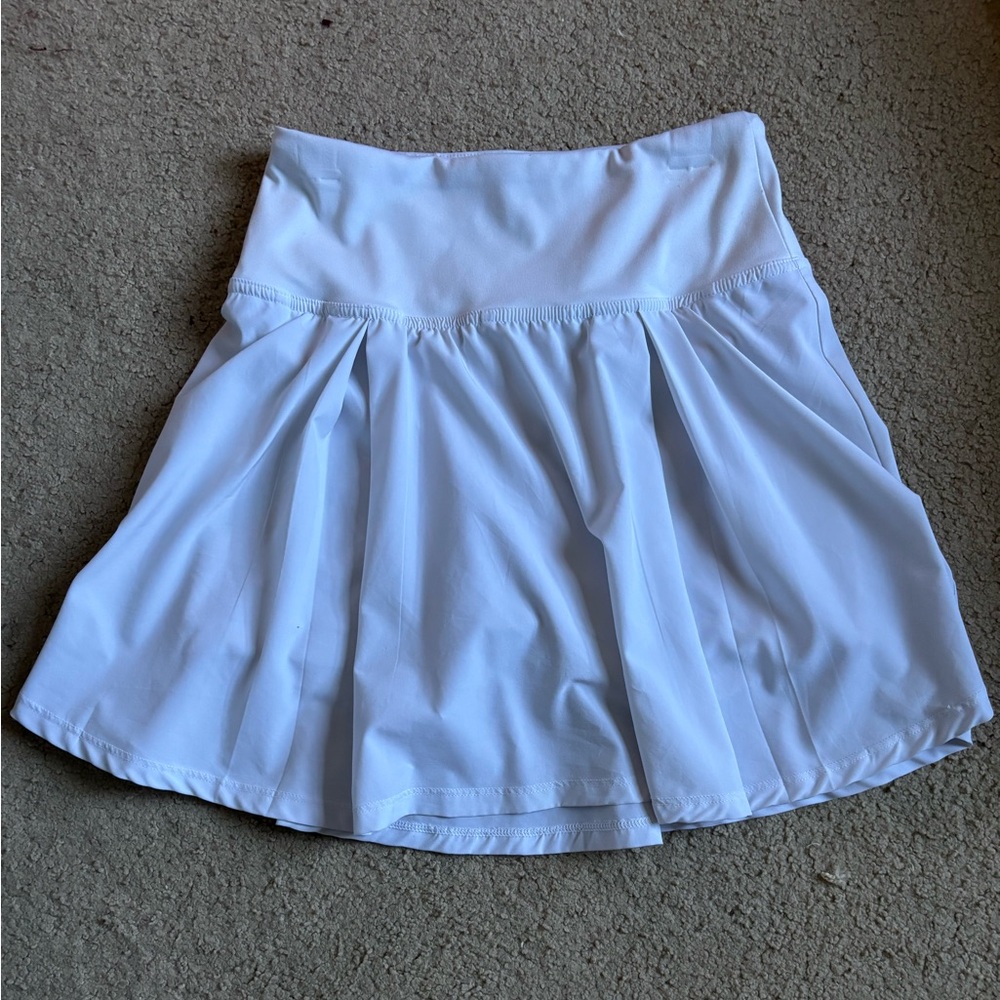 90 Degree By Reflex White Skater Skirt